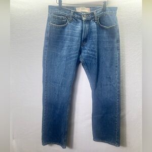 Levi's 514 Slim Straight leg Jeans Mens 34/30 Blue Denim Cotton work casual 1918